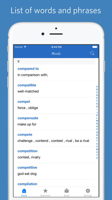 How to cancel & delete Synonyms and similar words for paraphrasing from iphone & ipad 1