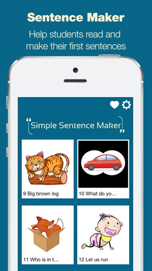 Simple Sentence Maker - Read and Build Your First Sentences(圖1)-速報App