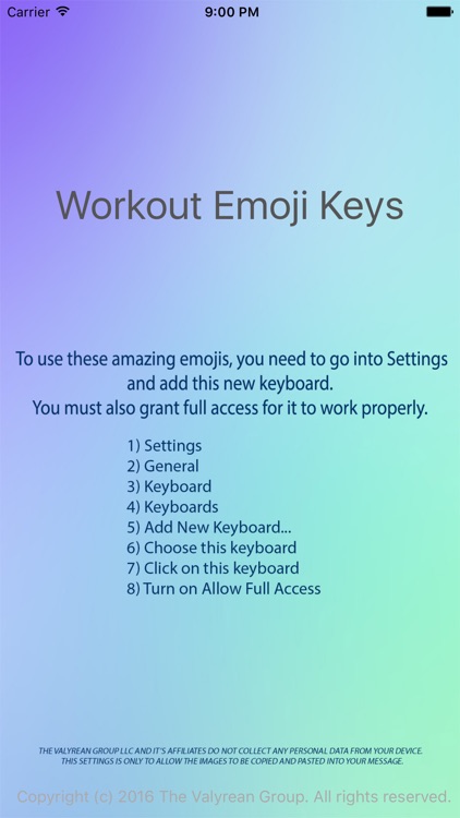 Workout Emoji Keyboard