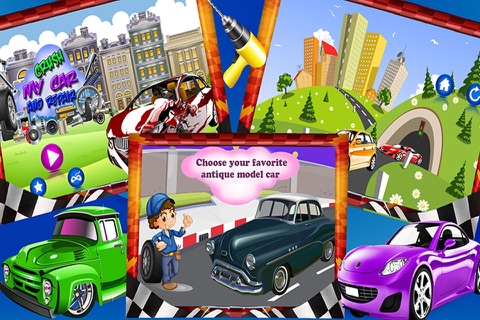 Crush My Car – Auto vehicle repair & makeover game for little kids screenshot 3