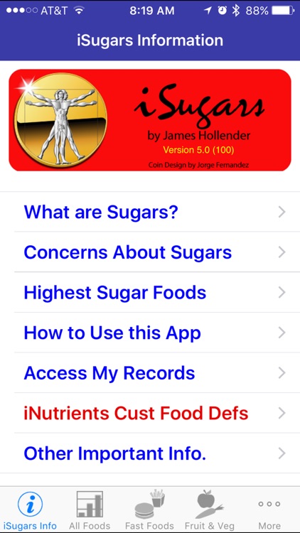 iSugars - iNutrient: Sugars