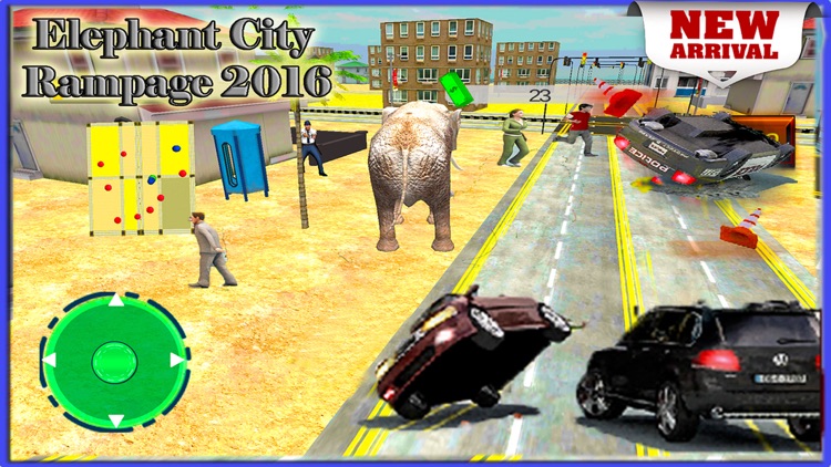 Elephant Run Simulator 2016 – Non Stop City Rampage & Crashing Defense against Hunters and Bulls