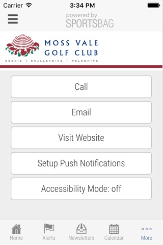 Moss Vale Golf Club - Skoolbag screenshot 4