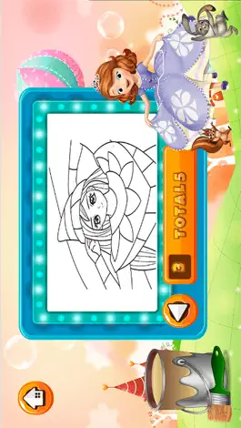 Game screenshot Princess Girls Coloring Book - All In 1 cute Fairy Tail Draw, Paint And Color Games HD For Good Kid apk