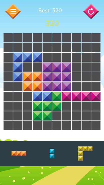 1010 Qubed Merged Blocks Grid Fit: a new color switch puzzle - 10/10 Merged Game for rolling sky screenshot-4