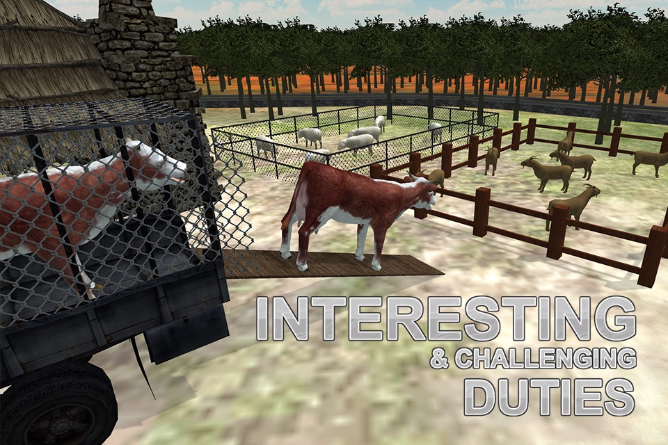 Offroad Transport Farm Animals – Truck driving & parking simulator game screenshot 2