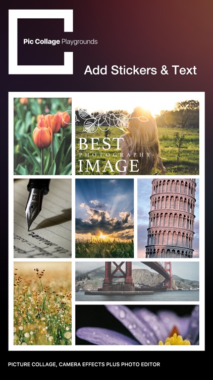 Pic Collage Playgrounds – picture collage, camera effects plus photo editor