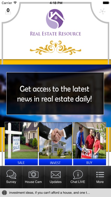 Real Estate Resource App