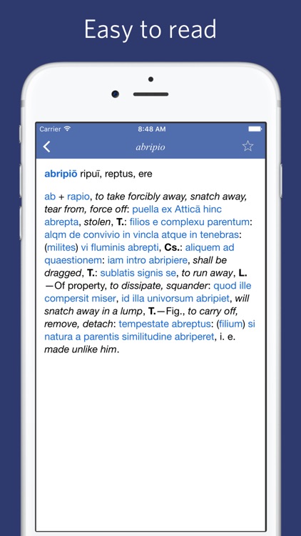 An Elementary Latin Dictionary - Lewis screenshot-3