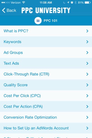 PPC University: Learn AdWords for Free! screenshot 2