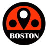CREOSTORM MOBILE INTERNATIONAL LIMITED - ボストン 電車トラベルガイド＆オフラインシティマップ, BeetleTrip Boston travel guide with offline map and Massachusetts mbta subway transit アートワーク