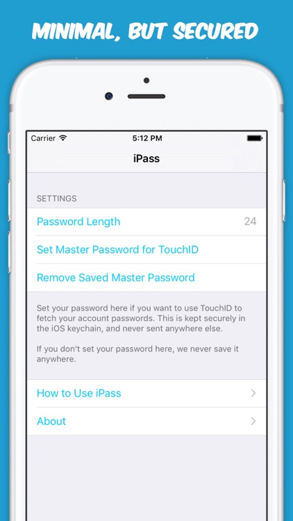 iPass - Password Storage, Without Storage!