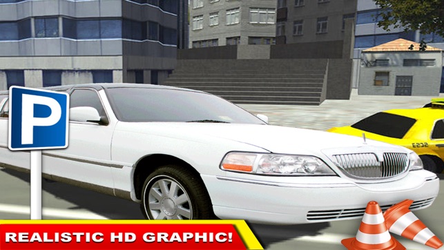 3D Limo Driver Parking Simulator Free Game(圖2)-速報App