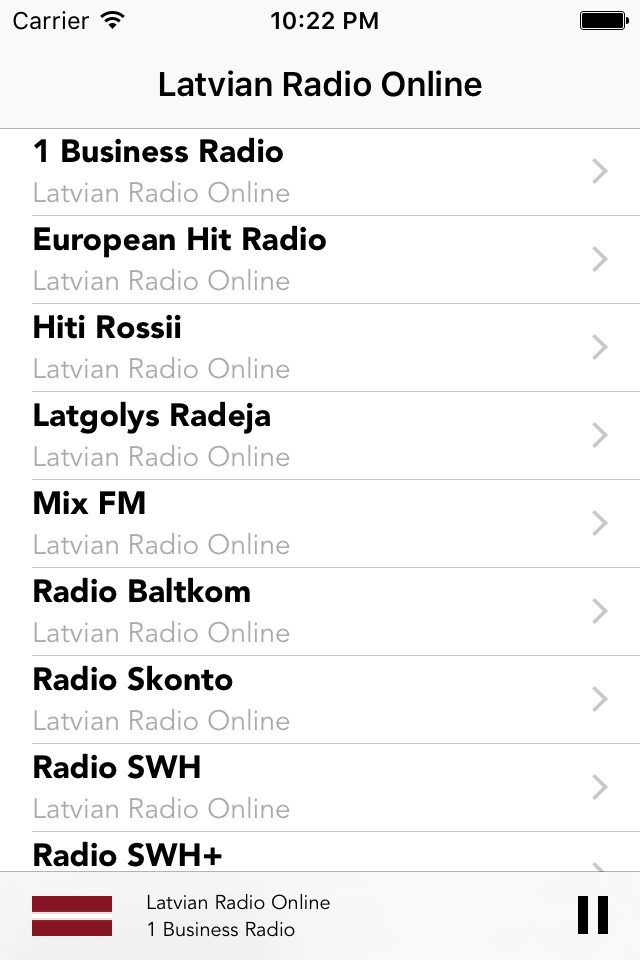 Latvian Radio Online screenshot 2