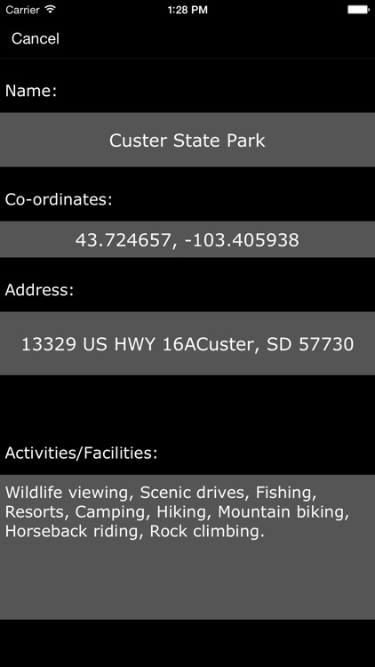 South Dakota State Parks & Recreation Areas