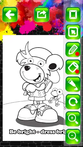 Game screenshot Ruben the Road Safety Bear: Paint apk