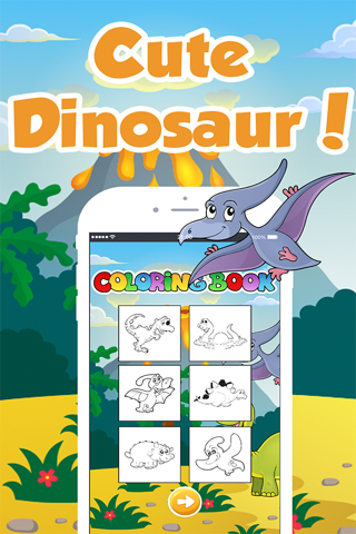 Dinosaur Coloring Book For Kids Games Free screenshot 2