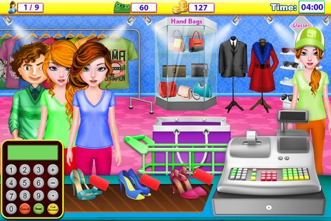 Tailor Boutique Cash Register & Shopping Girl - top free time management grocery shop games for girls screenshot 4
