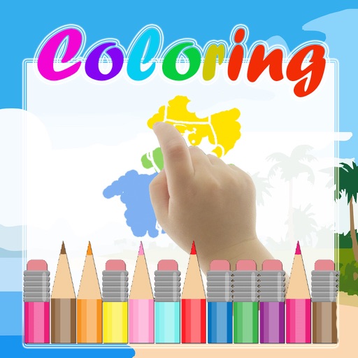 Thanksgiving Coloring Kids Game for Charlie Brown Gang Icon