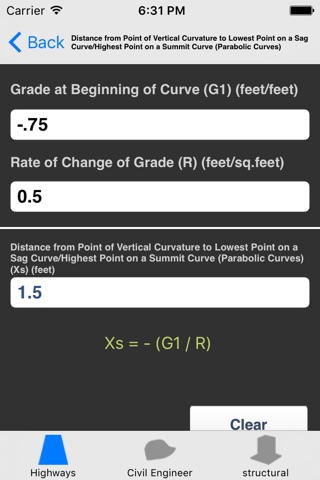 Highways & Roadwork Calculator screenshot 4