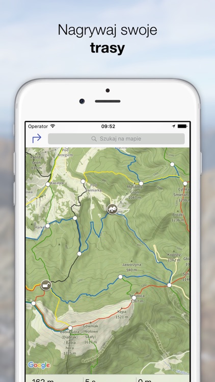 Mapa Turystyczna - szlaki/trasy/mapy górskie screenshot-3