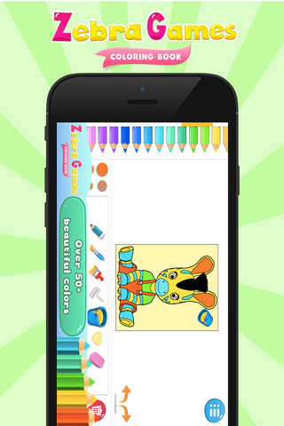 Zebra Games Coloring Books screenshot 2