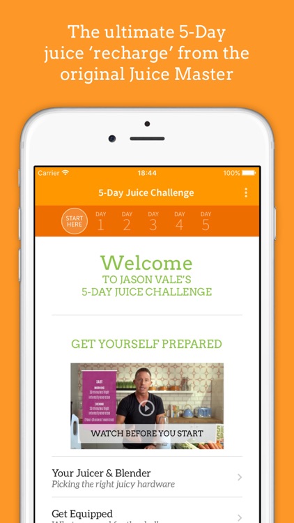 Jason Vale’s 5-Day Juice Challenge (5lbs in 5 Days)