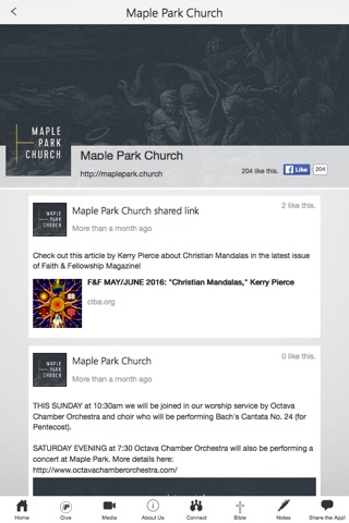 Maple Park Church screenshot 2