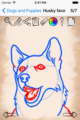 Draw and Paint Dogs and Puppies screenshot 3