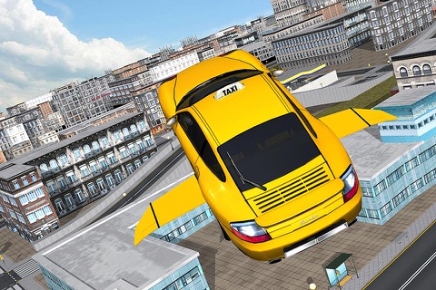 Flying Taxi Car Driver 3D Simulator screenshot 4