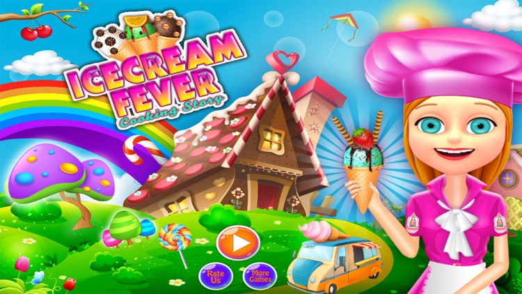 Ice Cream Fever Cooking Girls Game