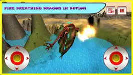Game screenshot Flying Fire Dragon Flight Simulator 2016 – Train your blaze drake to fight jurassic war village hack