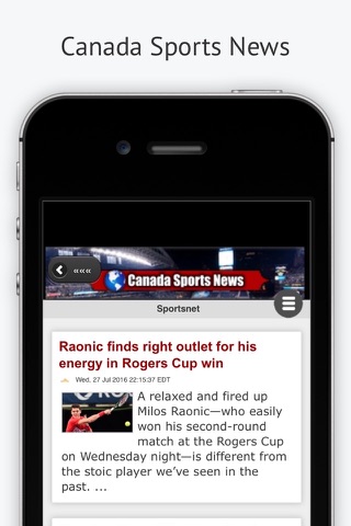 Canada Sports News screenshot 2