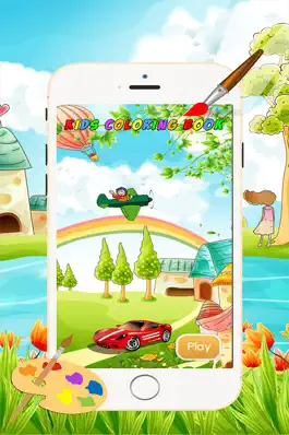 Game screenshot Sports Car Coloring Book - All in 1 Vehicle Drawing and Painting Colorful for kids games free mod apk