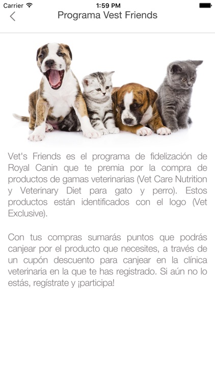 Royal canin vets store friends