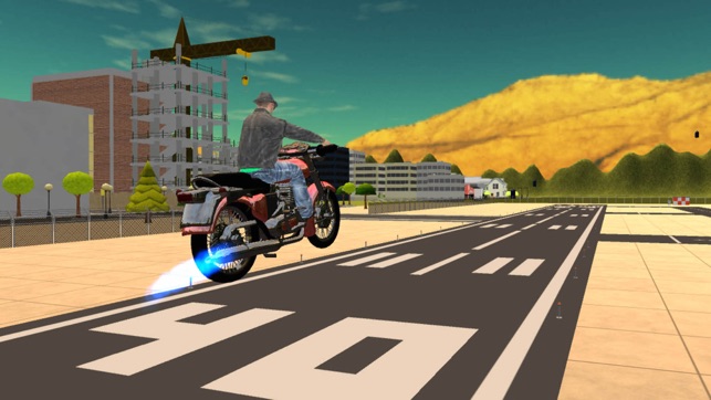 Flying Moto Bike Driving Simulator 2016(圖5)-速報App