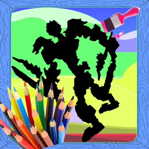 Colorings Pages For Kids Game Bionicle Edition iOS App