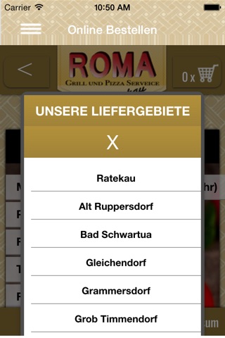Roma Ratekau.de screenshot 2
