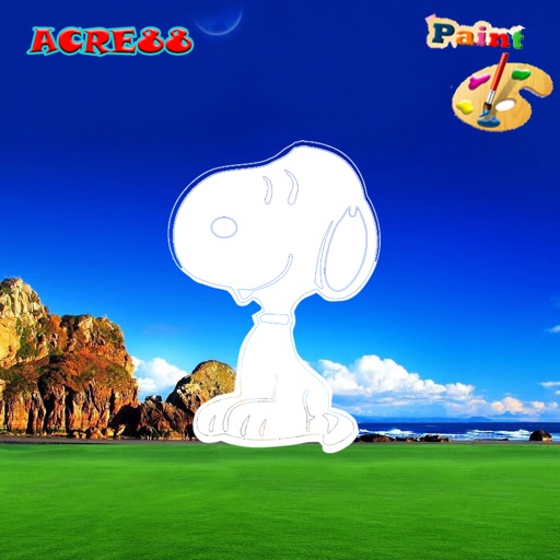 Paint Book Game Hero Snoopy Edition iOS App