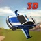Flying police car driver simulator
