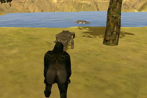 Wild Stray Hungry Gorilla Sim-ulator : Angry Monkey Attack screenshot 2