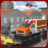 911 Emergency Ambulance Driver Duty: Fire-Fighter Truck Rescue