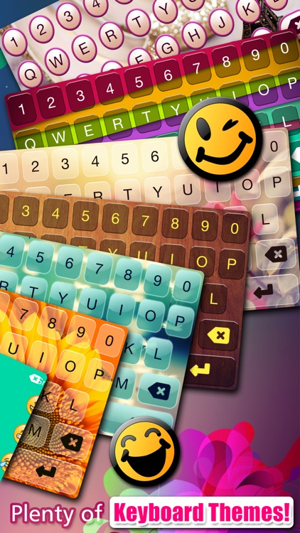 Custom Emoji Keyboard.s for iPhone - Customize my Color Key.board Skins with Fancy Font Changer