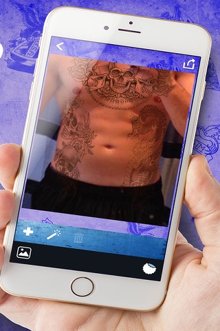 Tattoo Designs Booth! - Cool Tattoo Ideas in a Photo Montage Editor with Realistic Camera Stickers screenshot 2