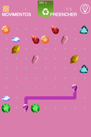 Connect The Jewels - new mind teasing puzzle game screenshot 2