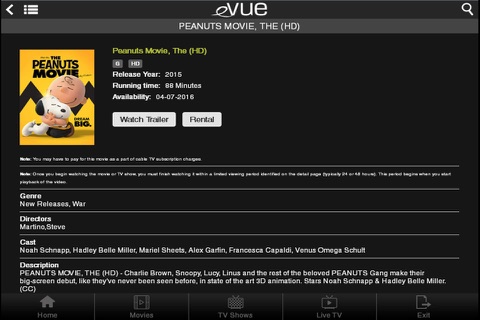 eVUE-TV™ screenshot 3