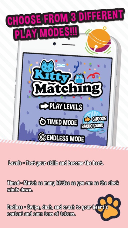 Kitty Matching - Help us catch adorable kitten in match 3 puzzle games screenshot-4