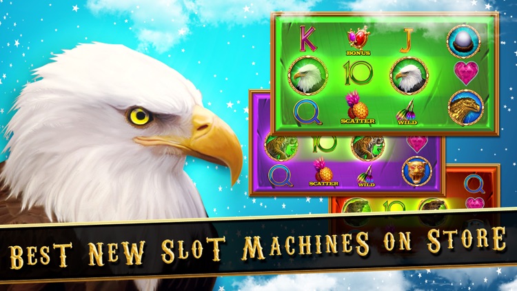 Wild American Liberty Eagle Casino 777 Slots Machine screenshot-3