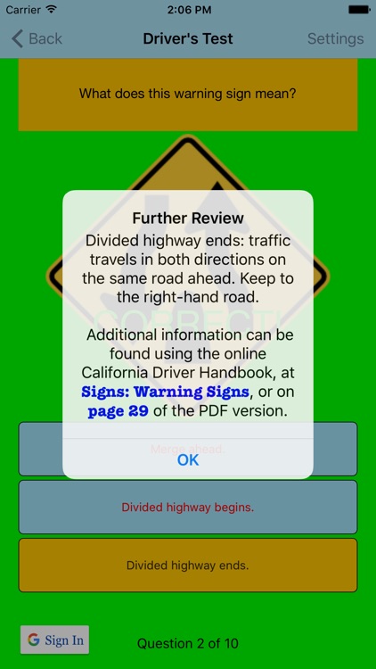 DMV Driver Test - California