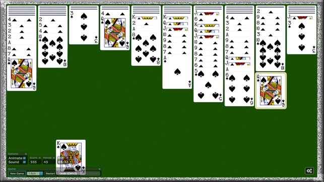 New Spider Solitaire Fun Card